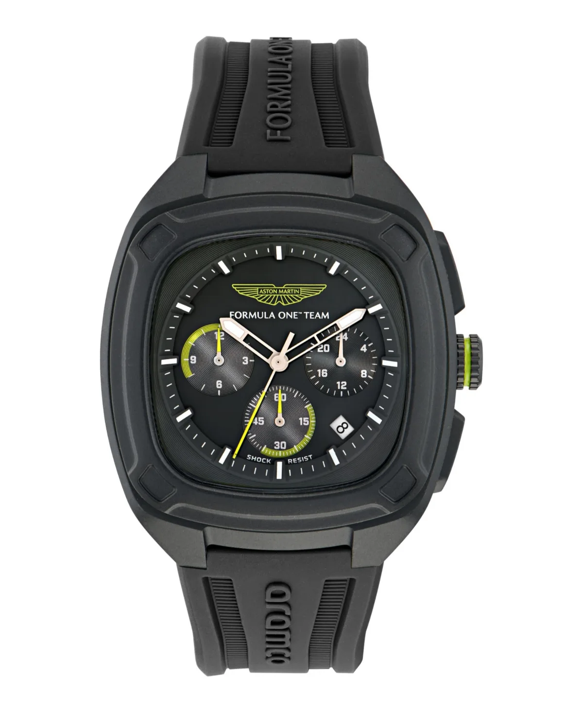 Aston Martin F1 Ovr Chronograph Date Quartz Silicone Watch 44mm by Aston Martin F1
