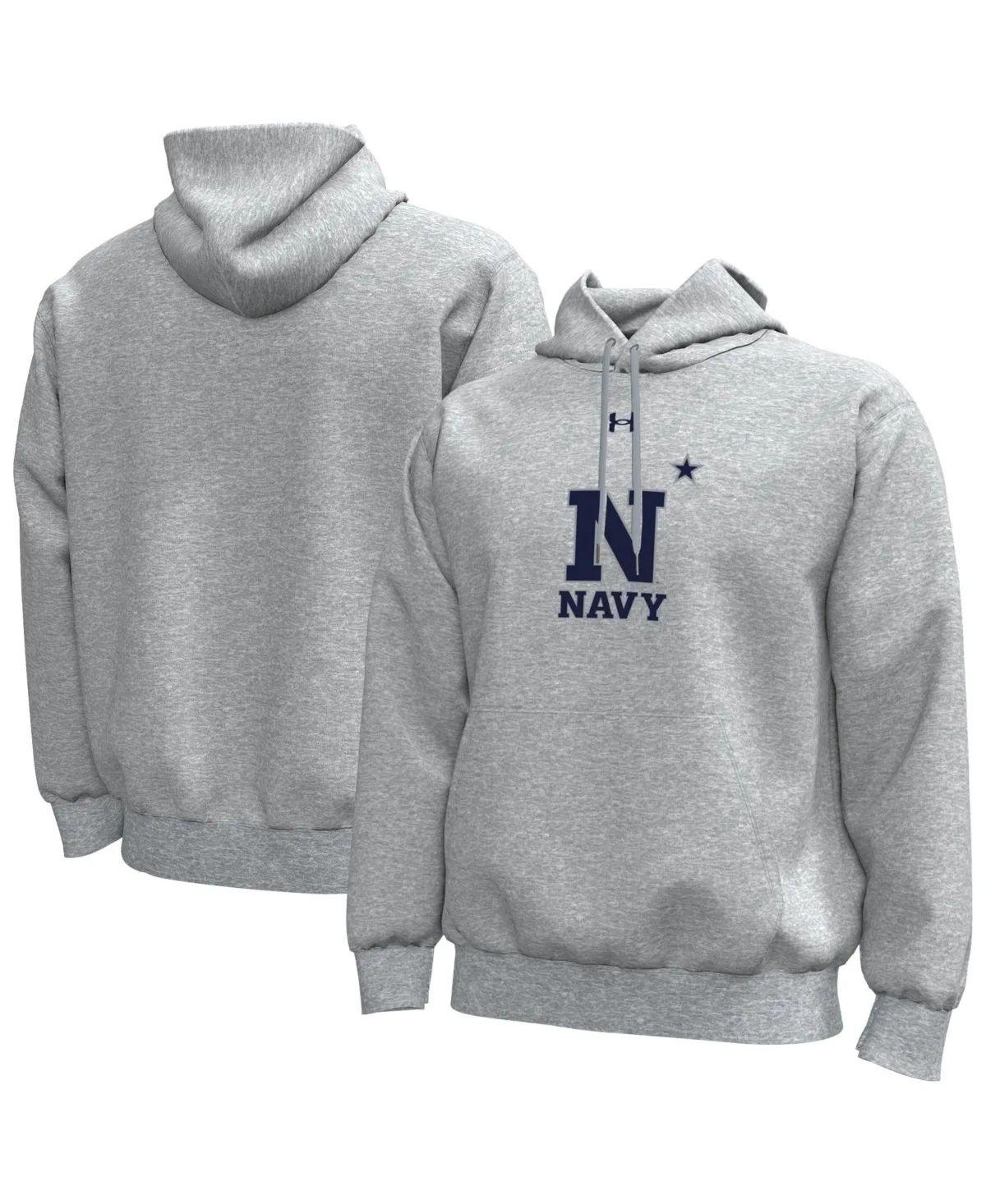 Navy Midshipmen Core Icon Fleece Pullover Hoodie by Under Armour
