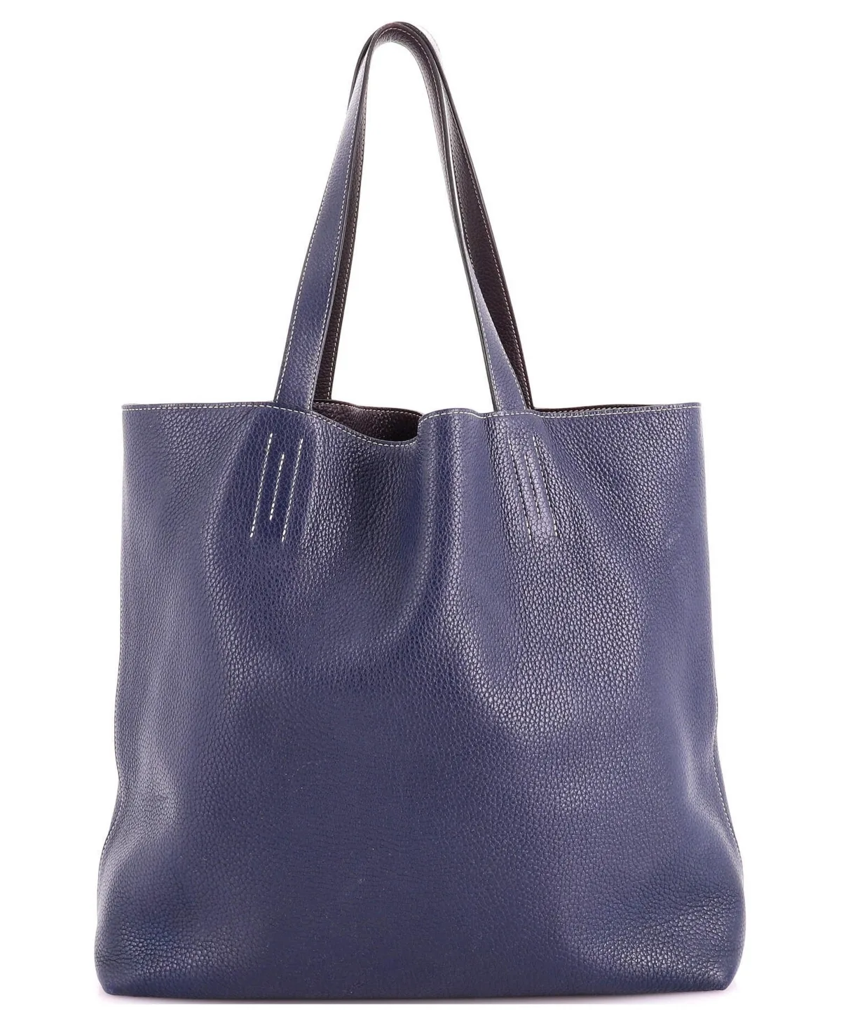 Pre-Owned Hermes 36 Double Sens Tote Clemence by Hermes