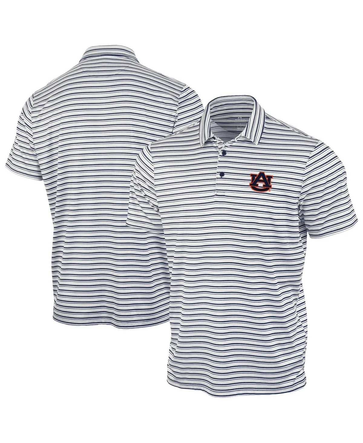 Auburn Tigers Space Stripe Polo Shirt by Antigua
