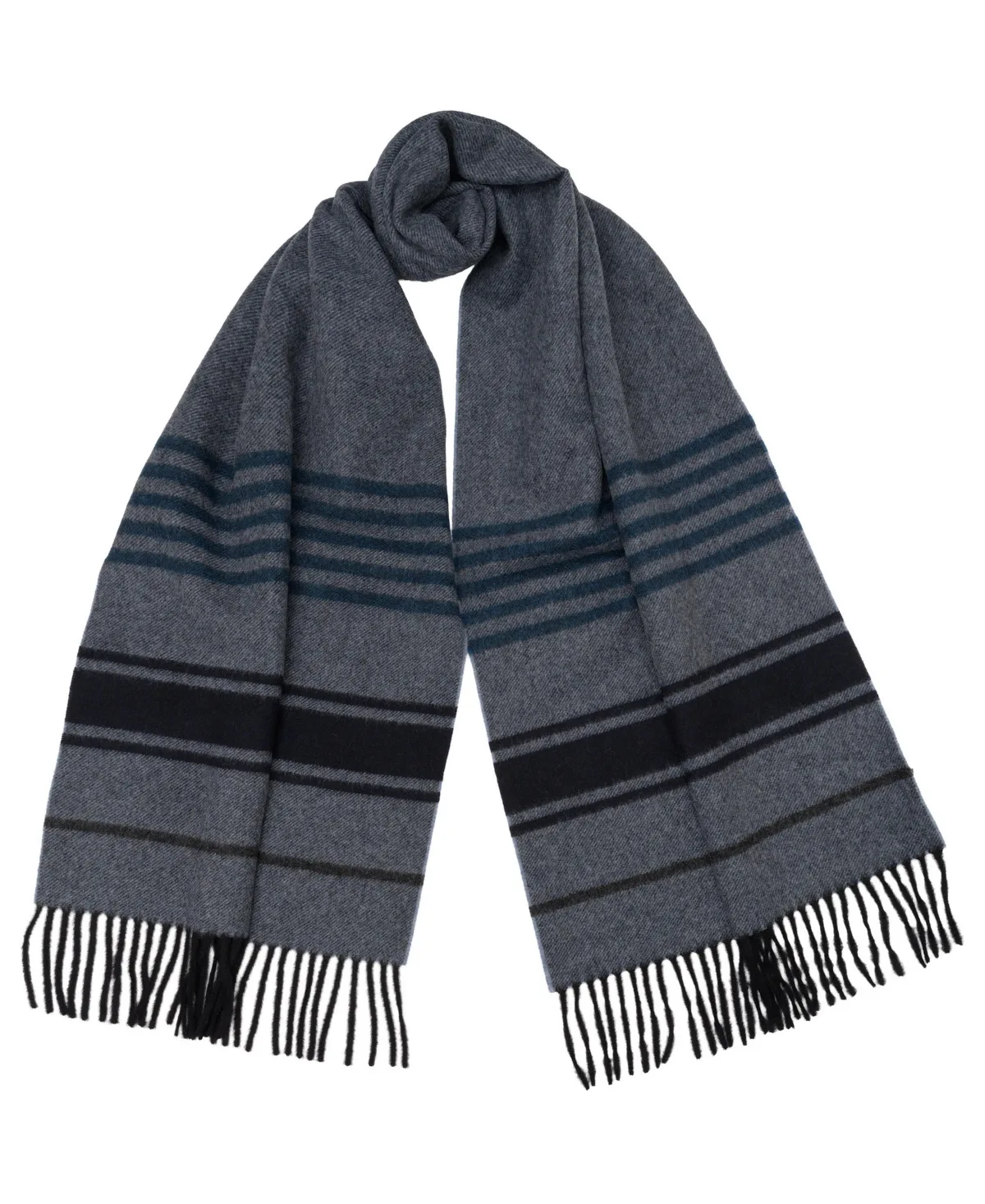 Geneva Wool-Blend Striped Scarf by Elizabetta