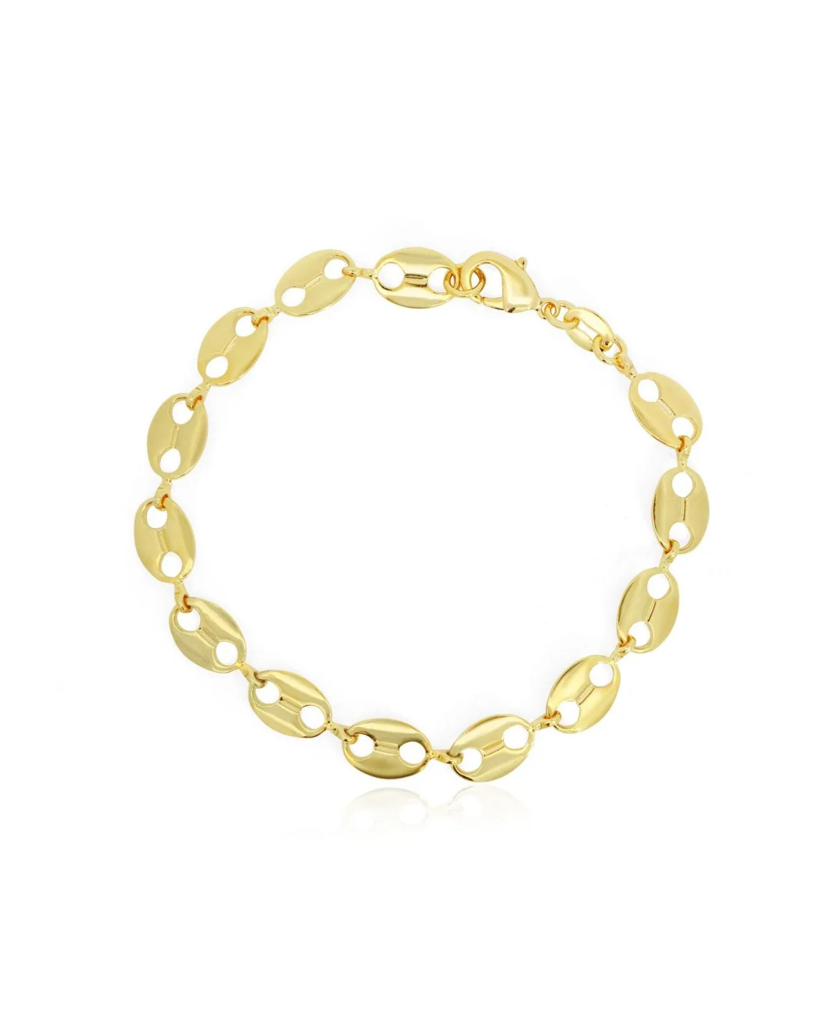 Gold Filled Flat Mariner Bracelet by The Lovery