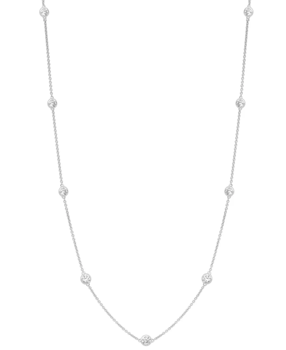 Lab-Grown Diamond Round Necklace (2-5/8 ct. t.w.) in 14k White Gold