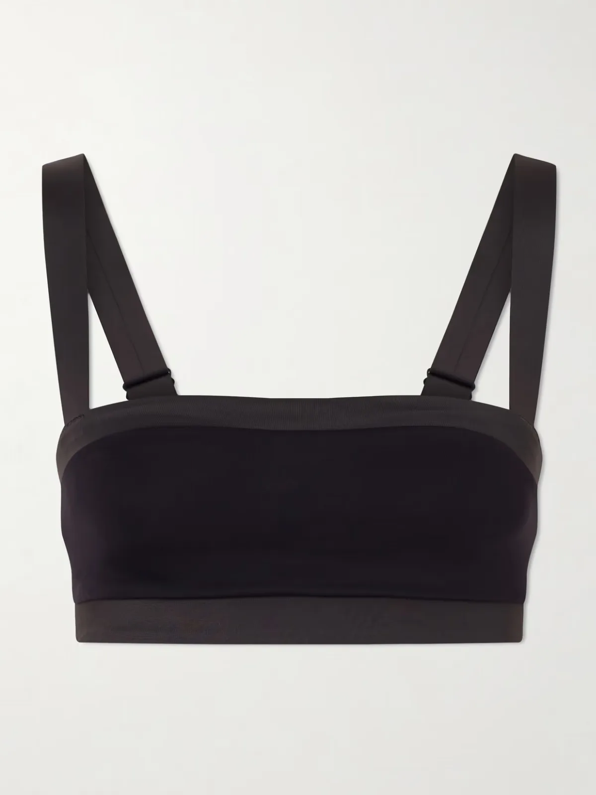 - + Nike Straight Neck Bra - Obsidian And Igneous