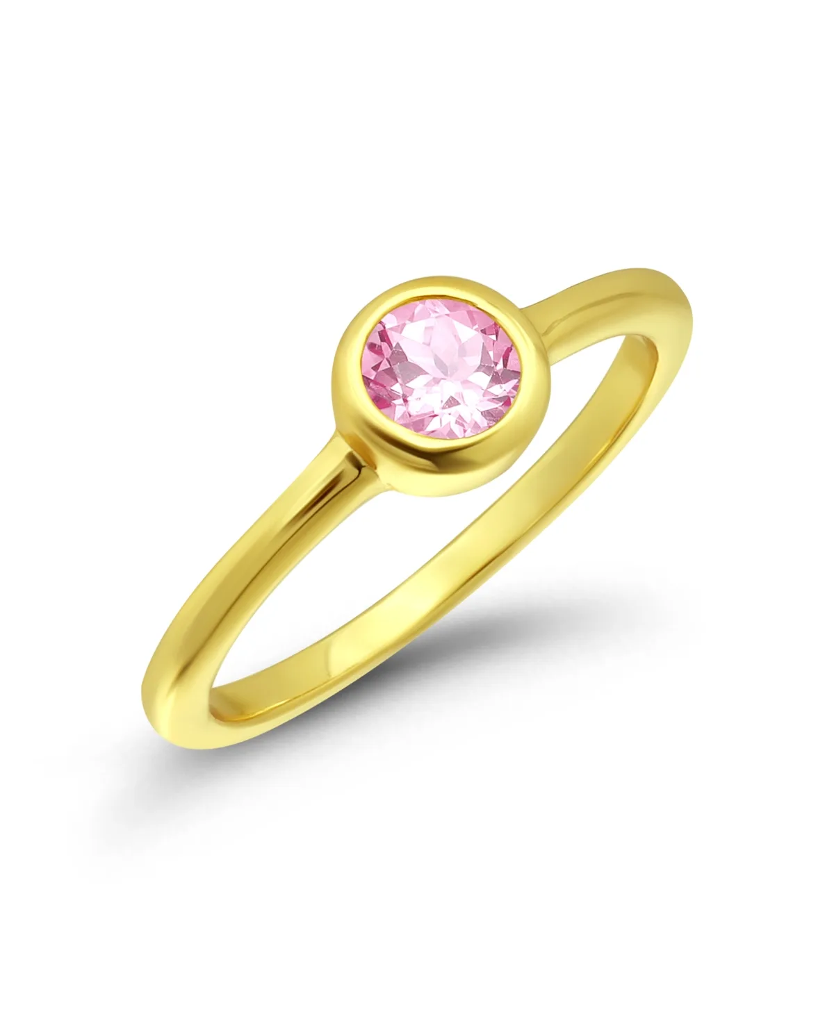 Round Pink Cubic Zirconia Promise Ring by Macy's
