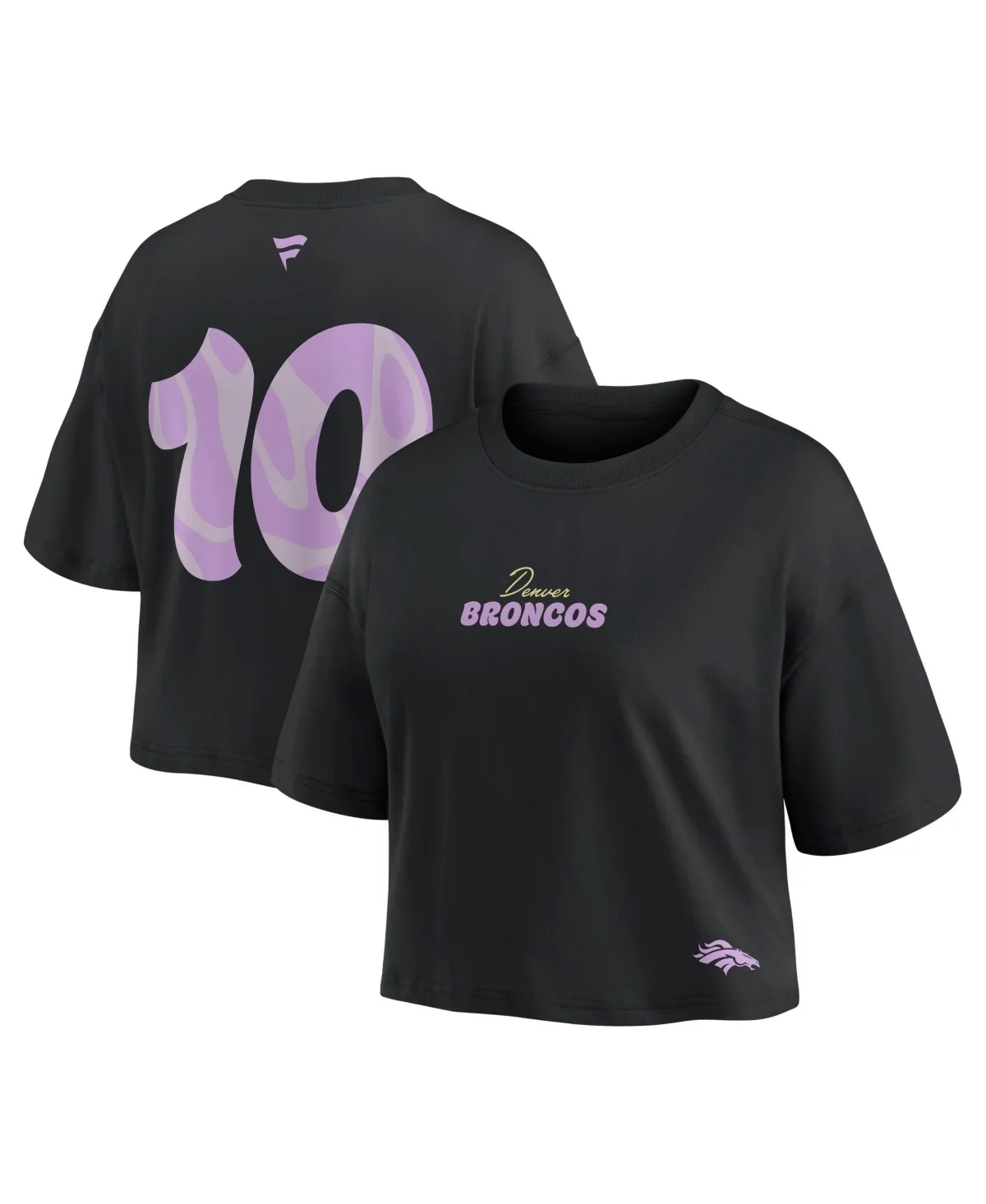 Bo Nix Denver Broncos Fashion Cropped T-Shirt