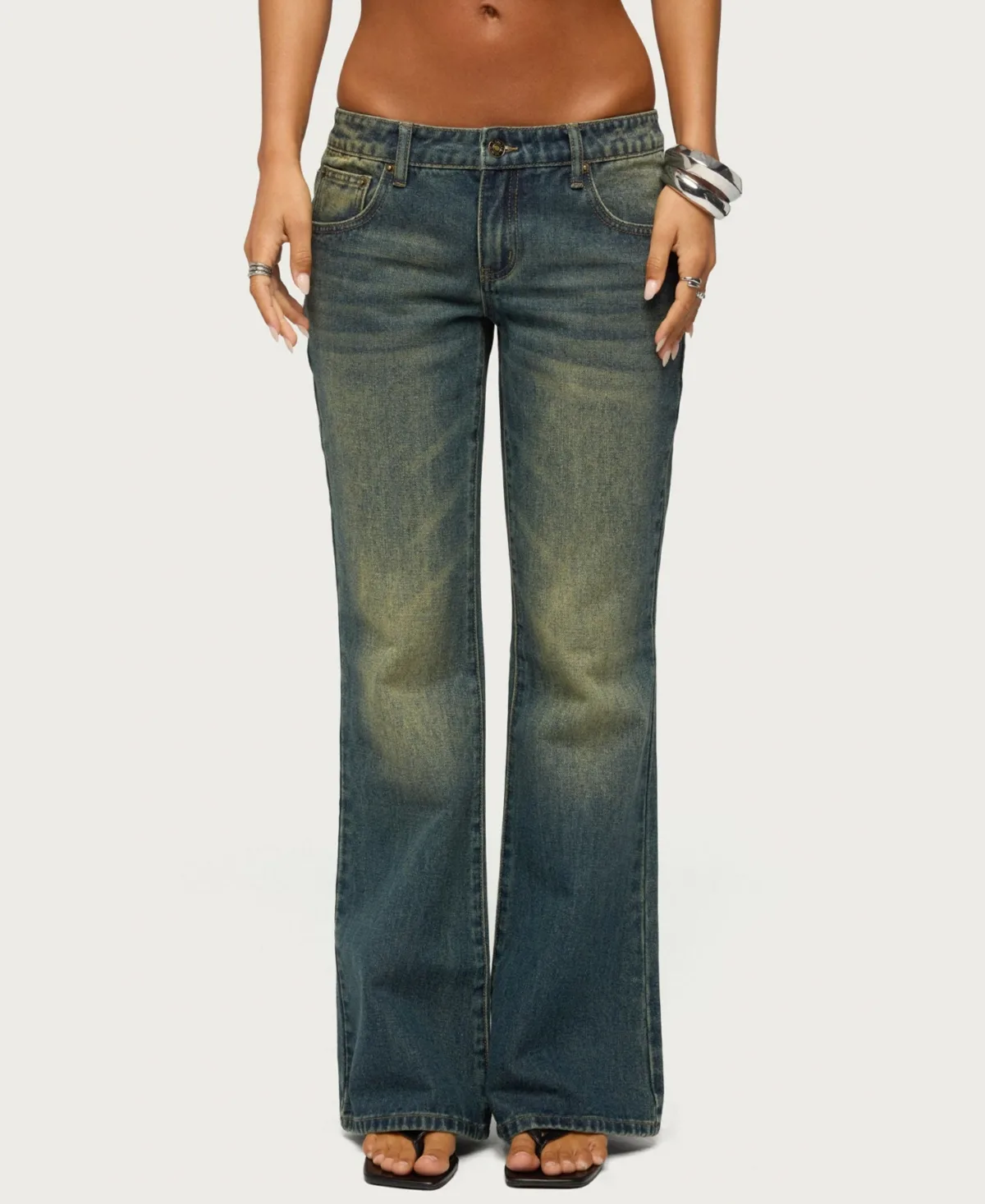 Shirili Low Rise Flared Jeans