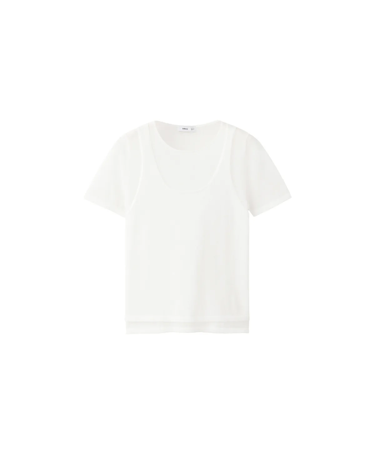 Layered Lightweight Cotton-Blend Sweater