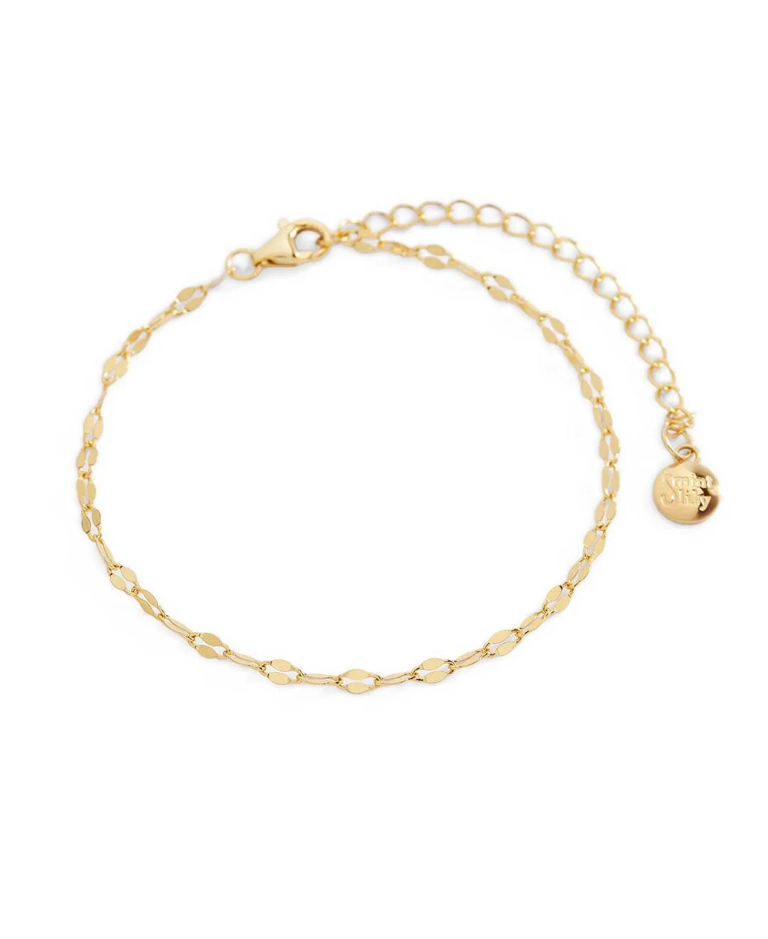 Gold-Tone Petal Link Bracelet
