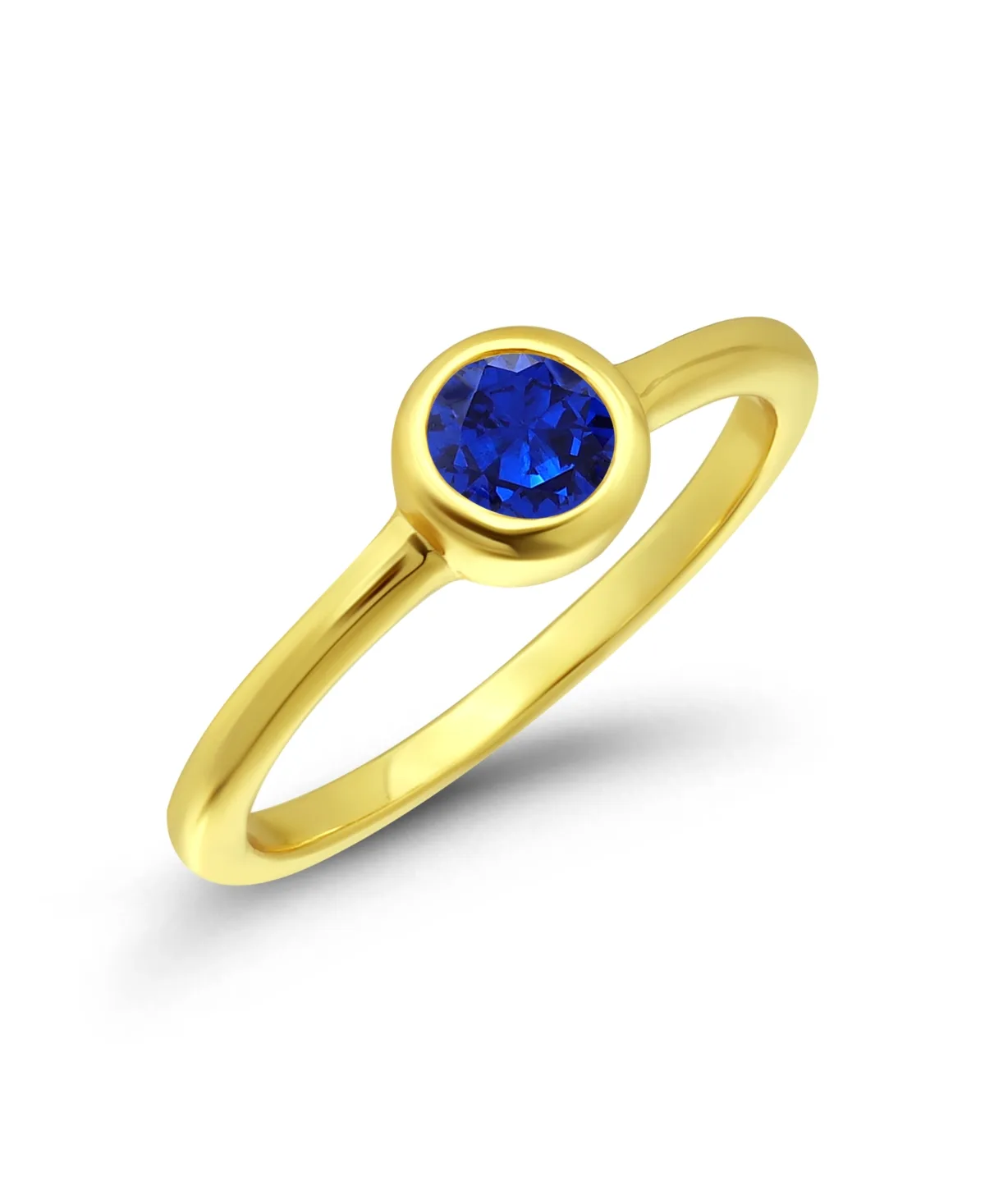 Round Cubic Zirconia Promise Ring