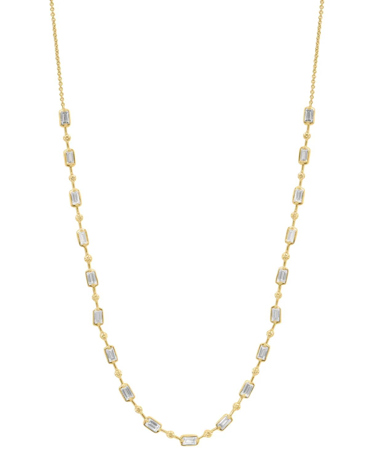 Lab-Grown Diamond Necklace (1-7/8 ct. t.w.) in 14k Yellow Gold by Effy Collection
