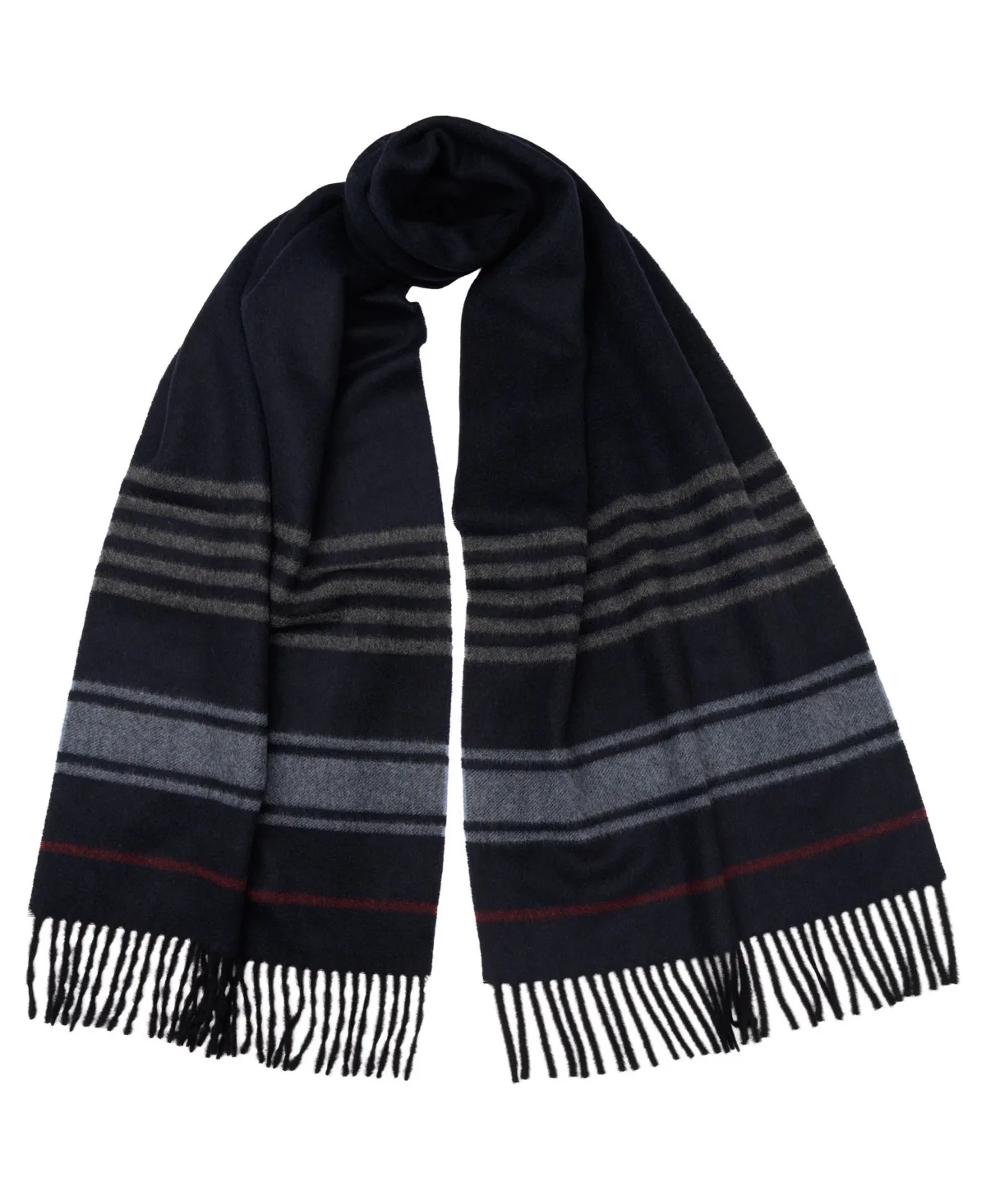 Geneva Wool-Blend Striped Scarf