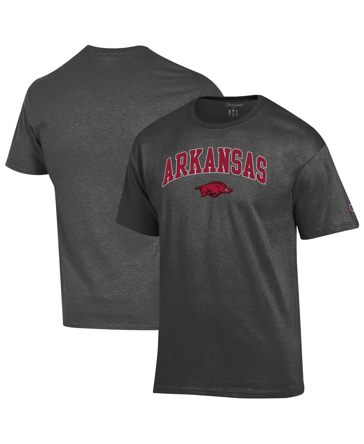 Cardinal Arkansas Razorbacks Arch Over Logo T-Shirt