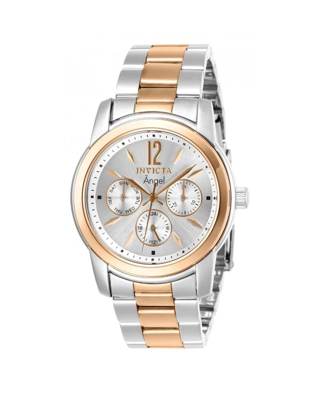 Quartz Angel 3 Hand Water-Resistant Stainless Steel Watch, 38mm by Invicta