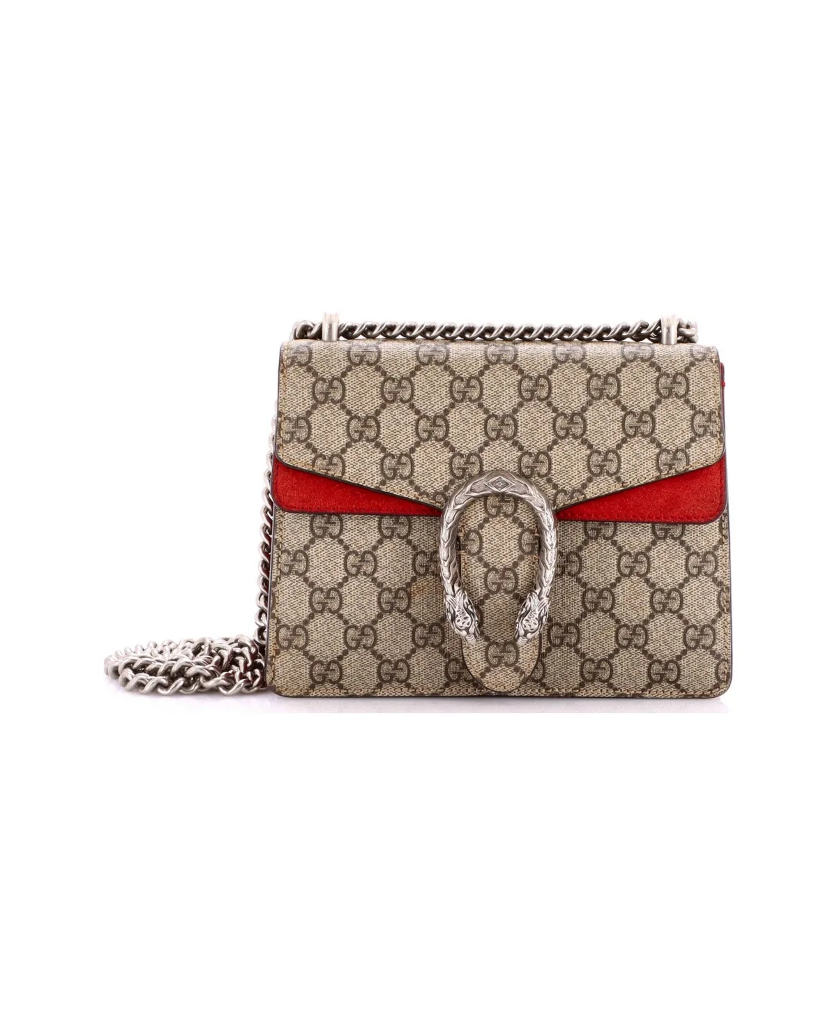 Pre-Owned Gucci Mini Dionysus Bag Gg Coated Canvas by Gucci