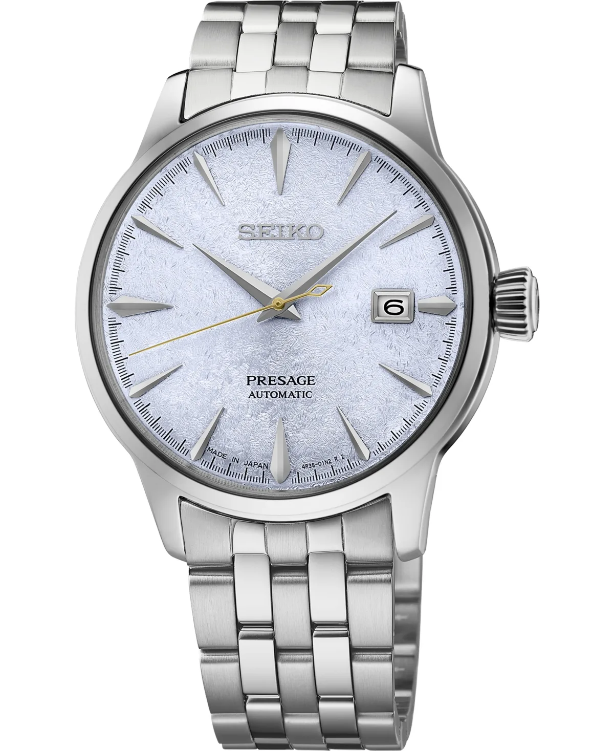 Presage Cocktail Time Silver-Tone Stainless Steel Bracelet Watch 40.5mm by Seiko