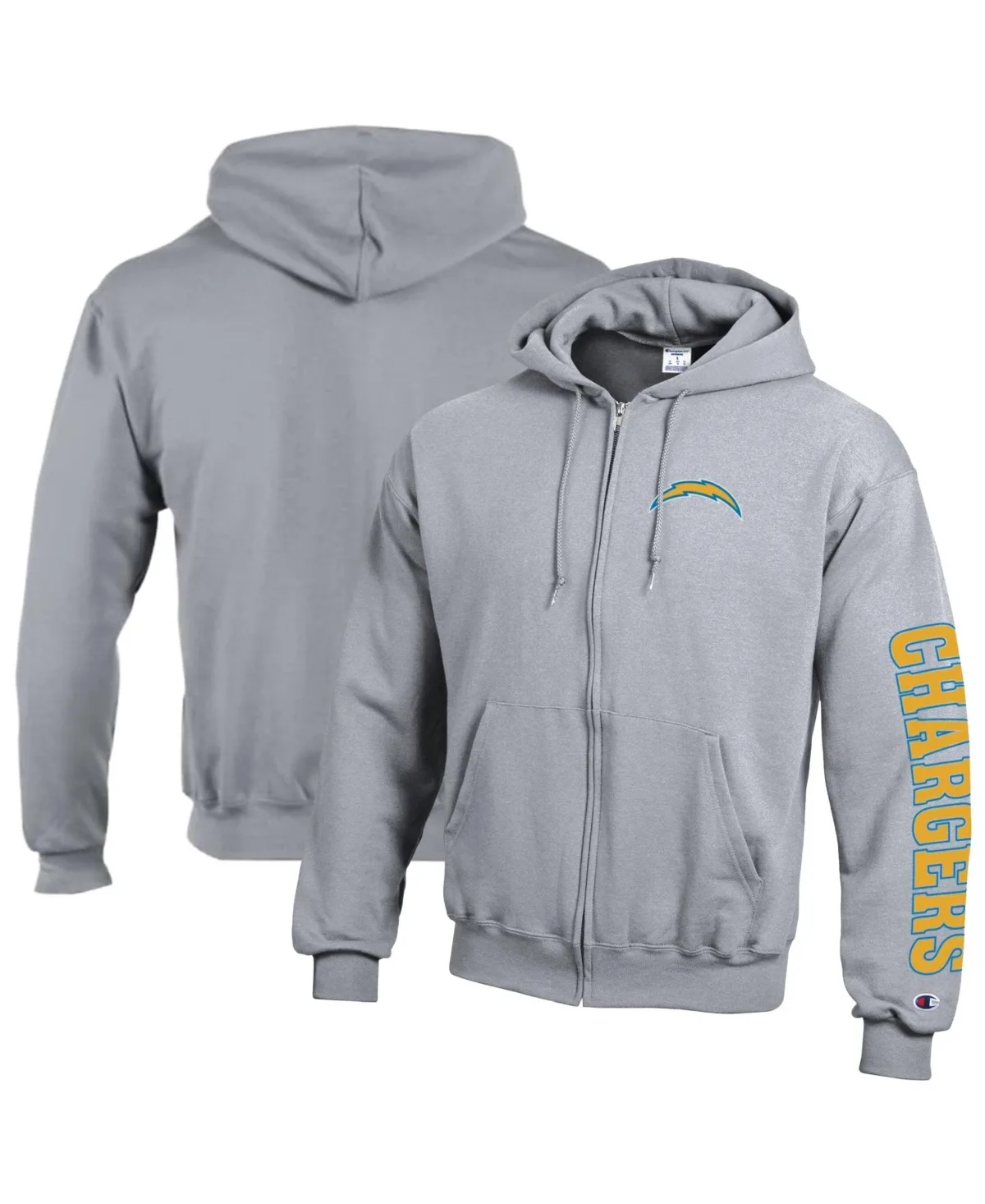 Los Angeles Chargers Powerblend Fleece Full-Zip Hoodie