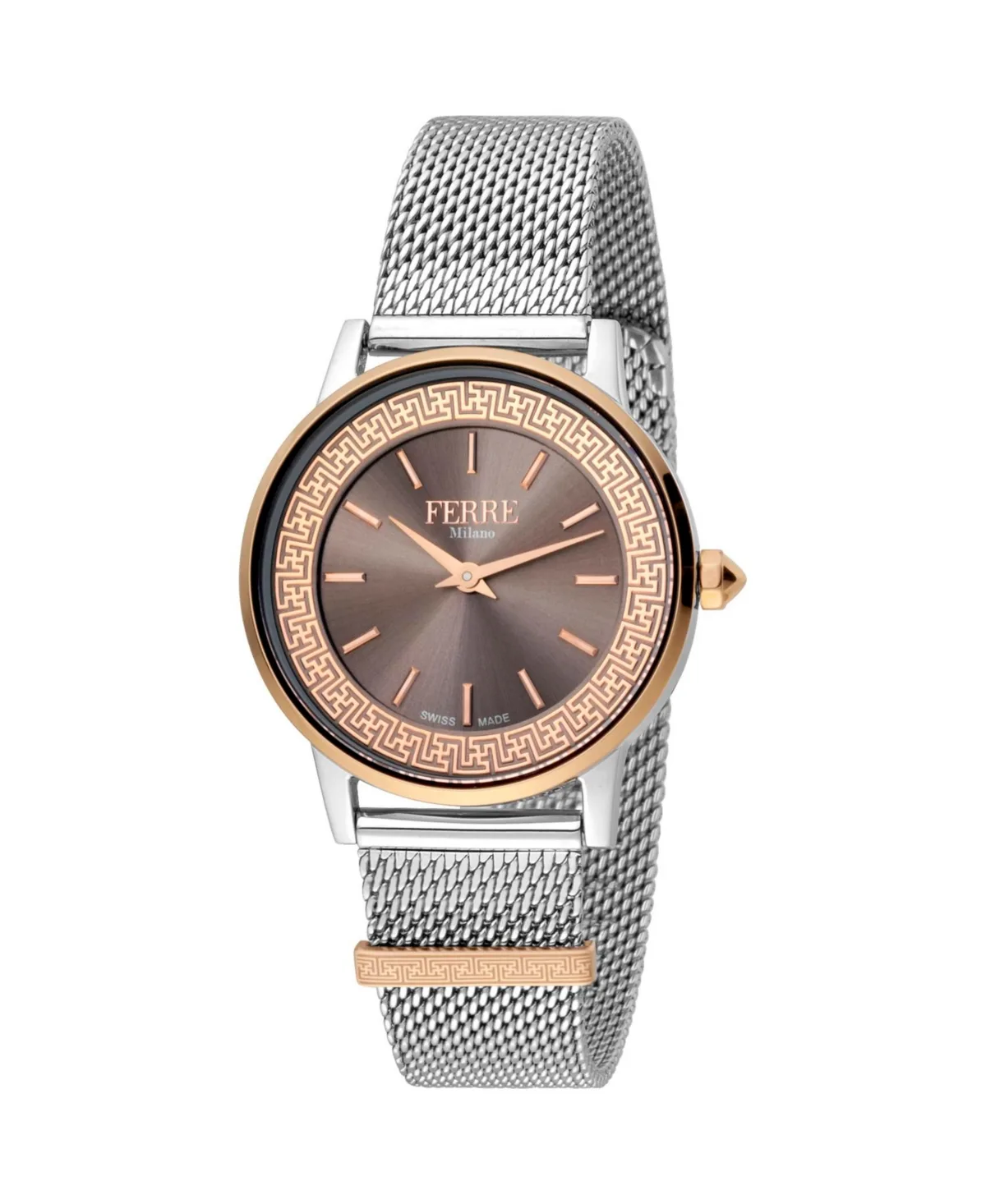 Classic Brown Dial Watch by Ferre Milano