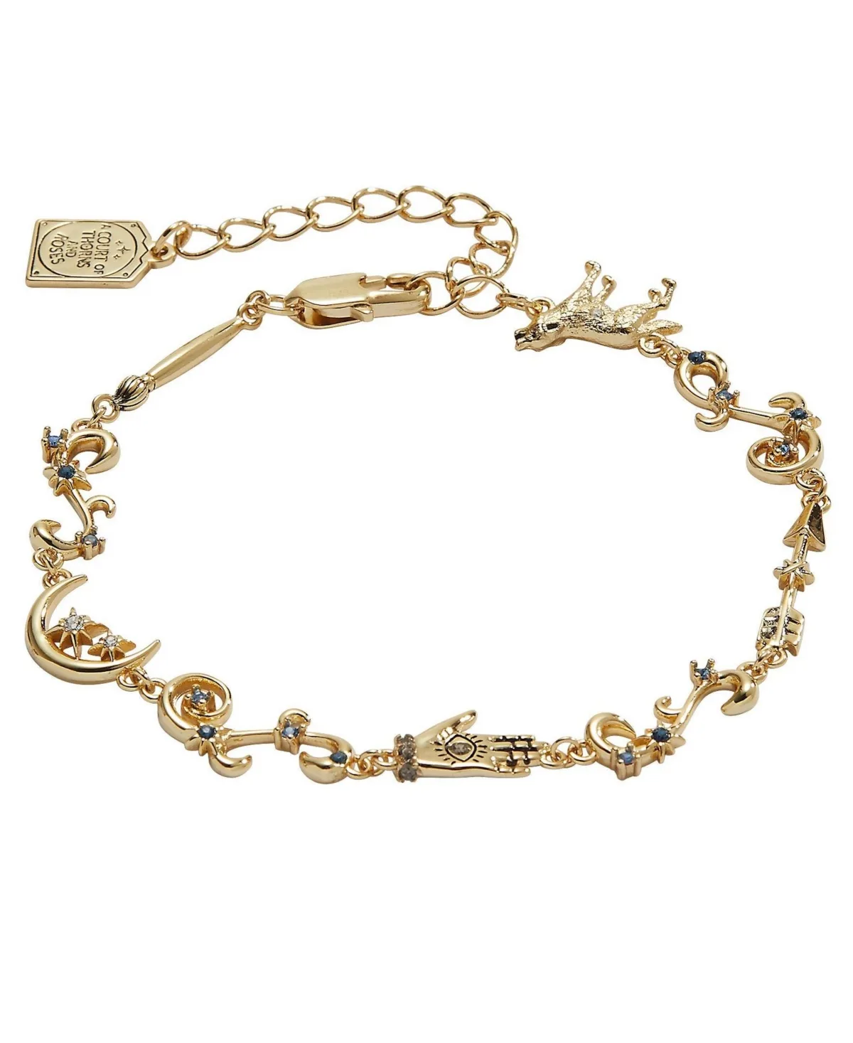 Gold and Silver Crystal Feyre Archeron Bracelet by Alex and Ani