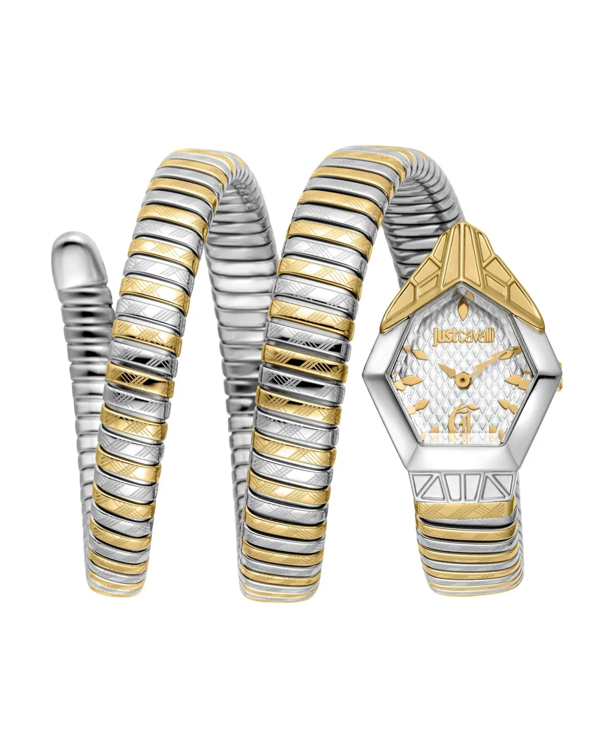 Quartz Water-Resistant Two-Tone Stainless Steel Bracelet Watch, 23 mm by Just Cavalli