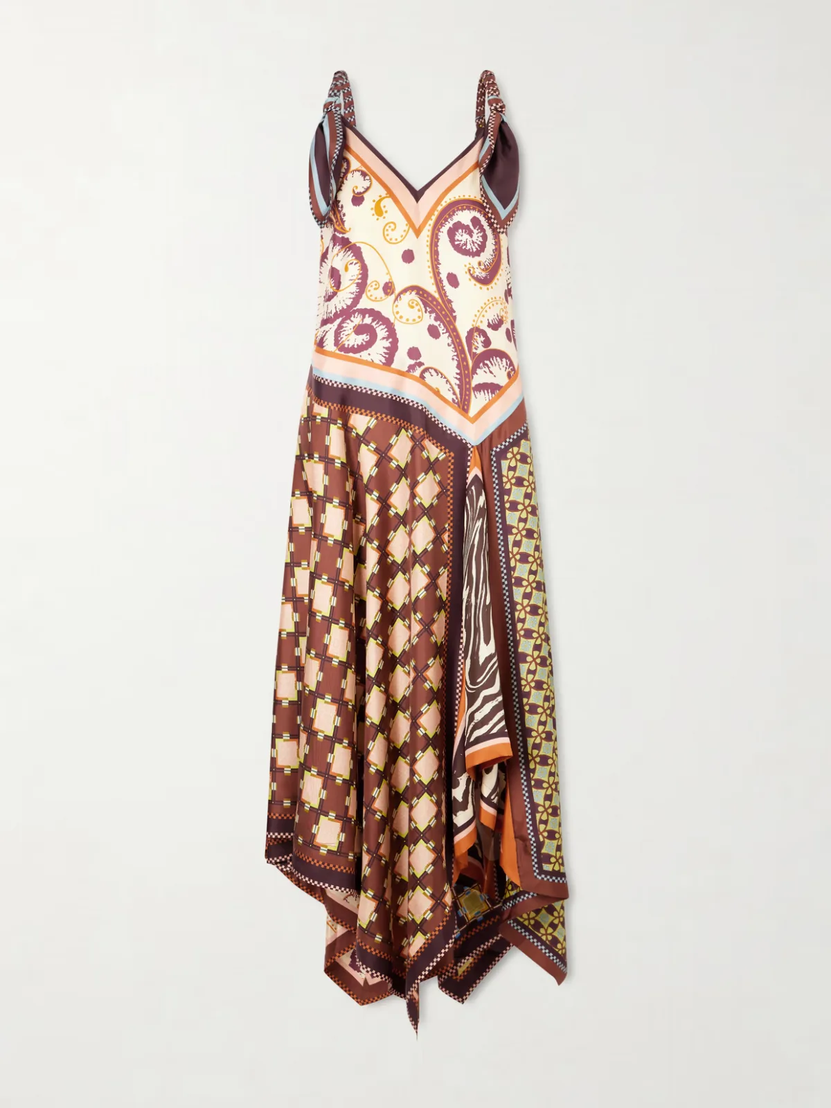 - Wilson Silk Twill Midi Dress -