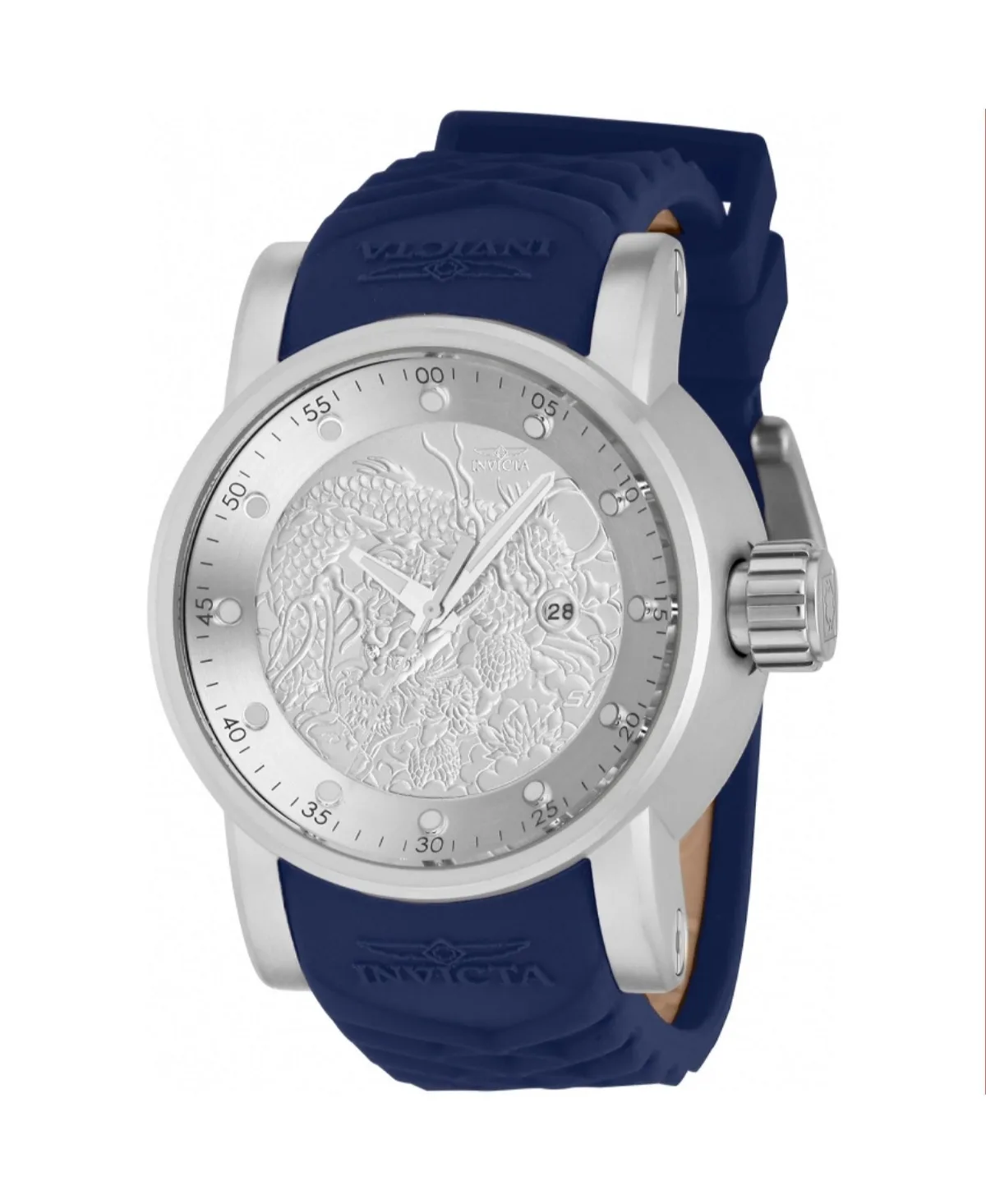 41405 S1 Rally Quartz 3 Hand Silver Dial Watch by Invicta