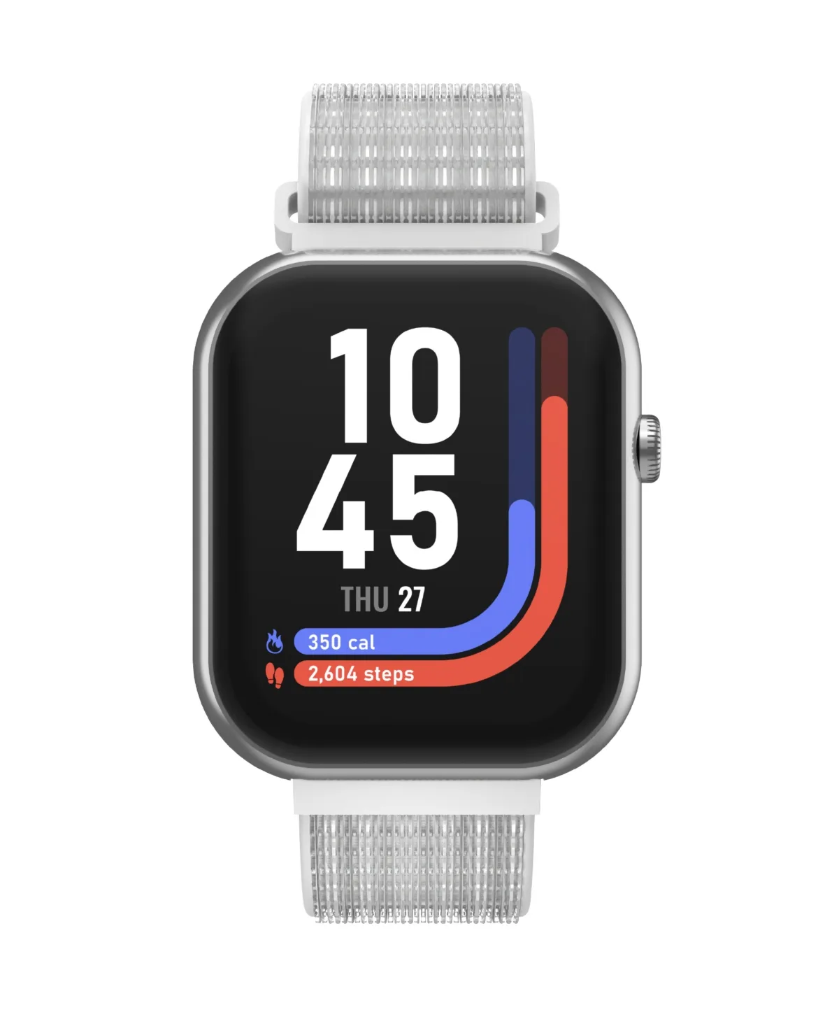 Air 5 Silver Nylon Strap Smartwatch by Itouch