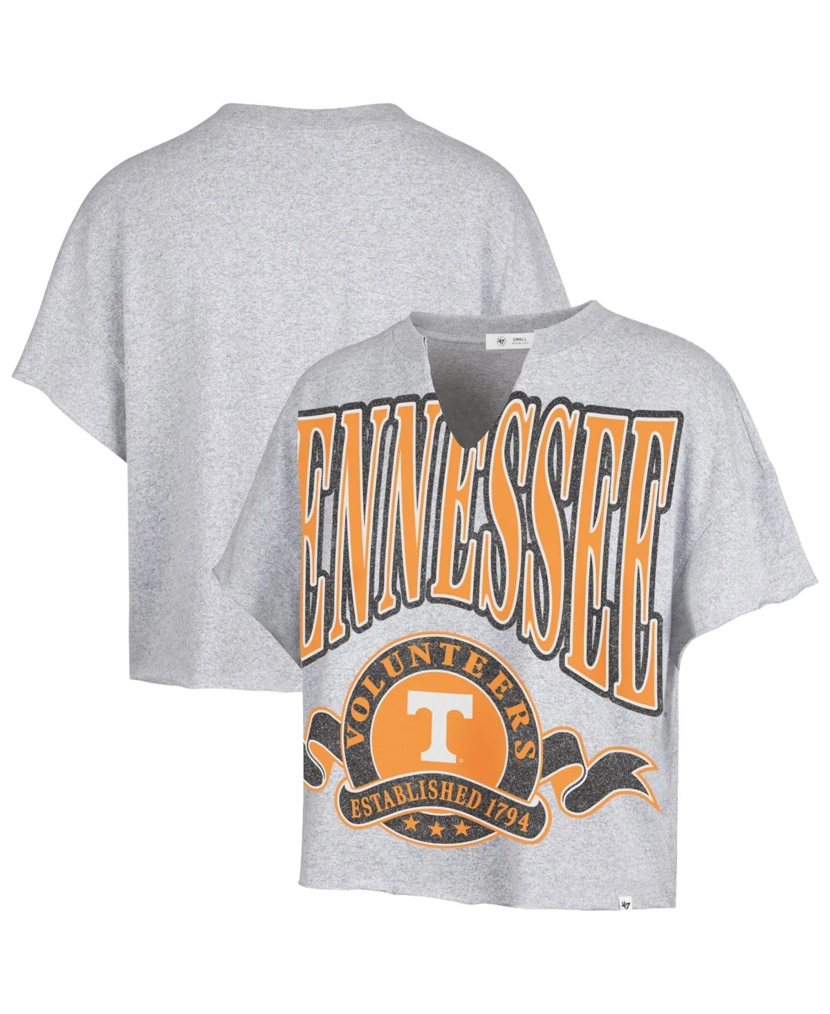 Tennessee Volunteers Banners Out Oversized Notch-Neck T-Shirt