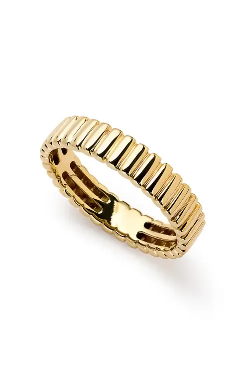 Solid Yellow Gold Medium Galaxy Ring by Ana Luisa