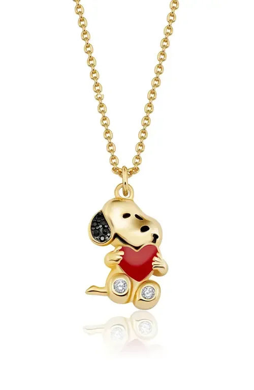 Crislu x Peanuts® Snoopy's Love Pendant Necklace by Crislu