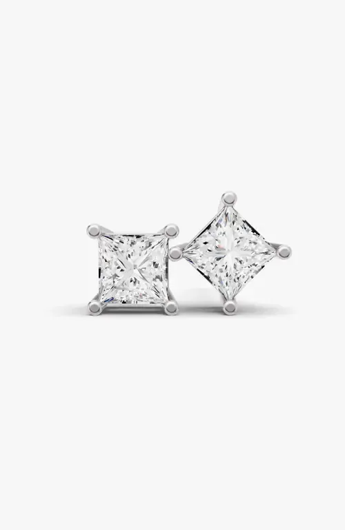 14K Gold Studs 0.5 ct Earrings Princess Solitaire by SEREIA OFFICIAL