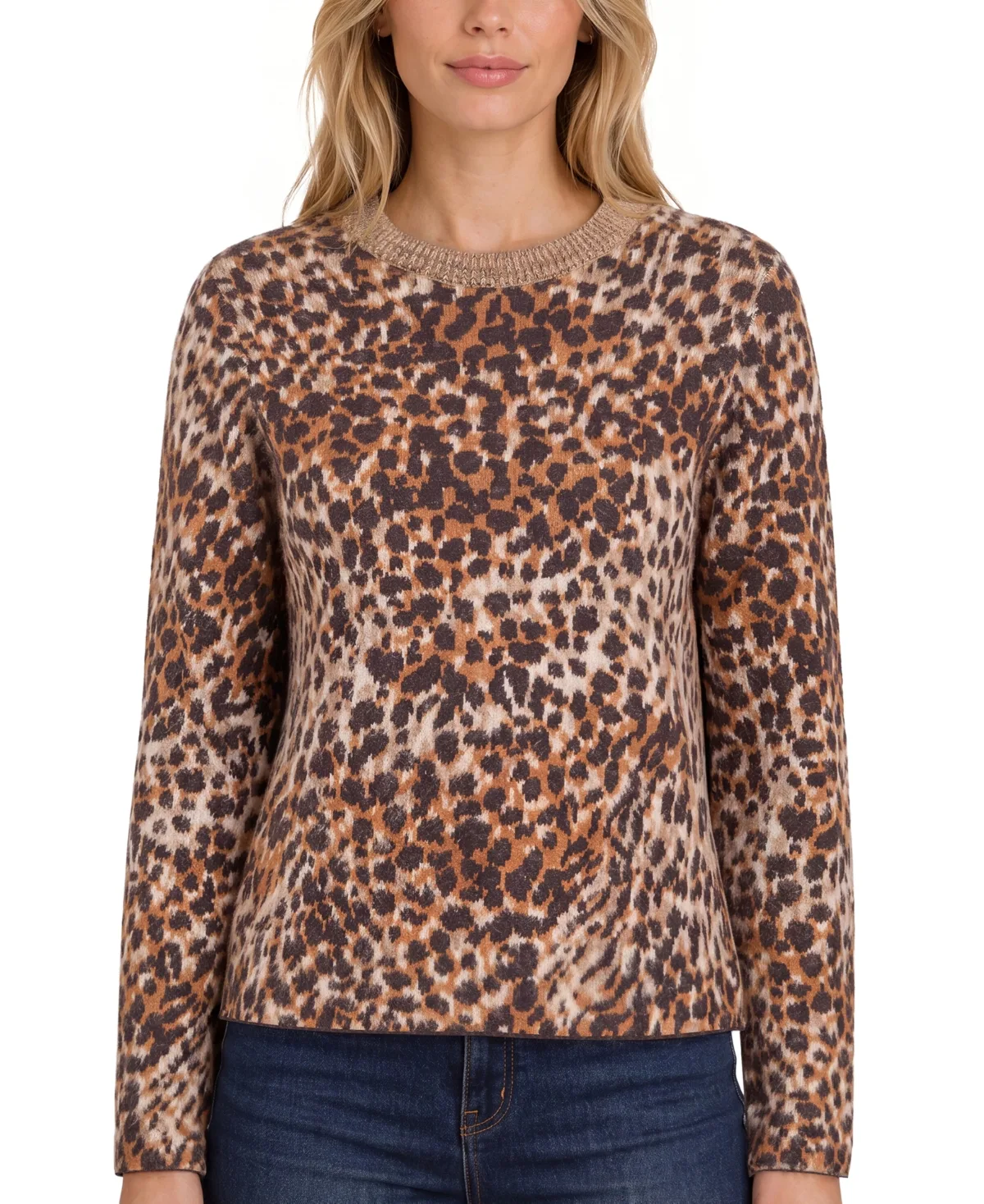 Long-Sleeve Crewneck Sweater