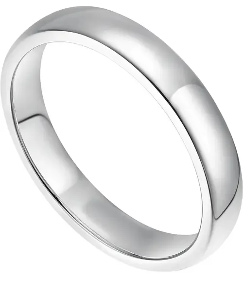 Sterling Silver 3MM Wedding Band Ring by Donatello Gian
