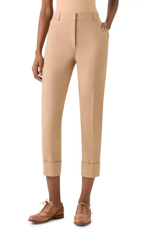 Maxima Cotton Stretch Denim Crop Pants