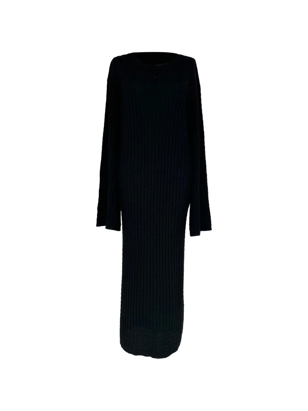 Cable-Knit Maxi Dress