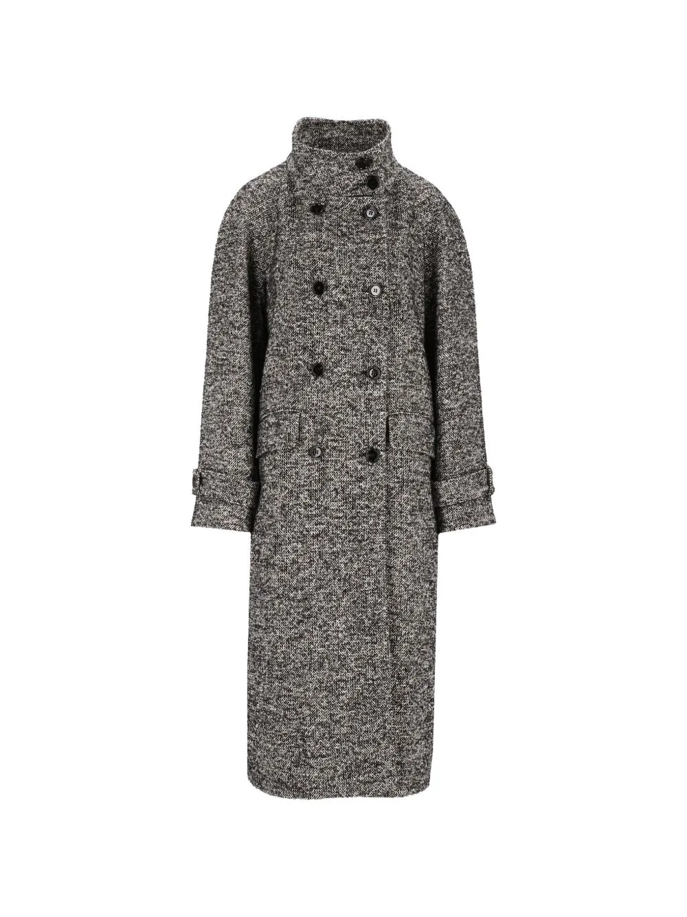 Double-Breasted Martingale Coat