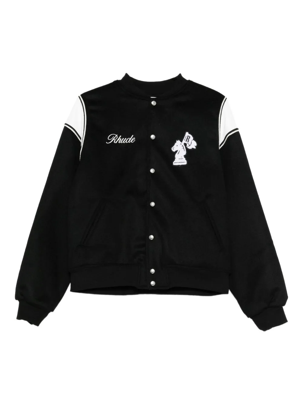 Logo-Embroidered Bomber Jacket