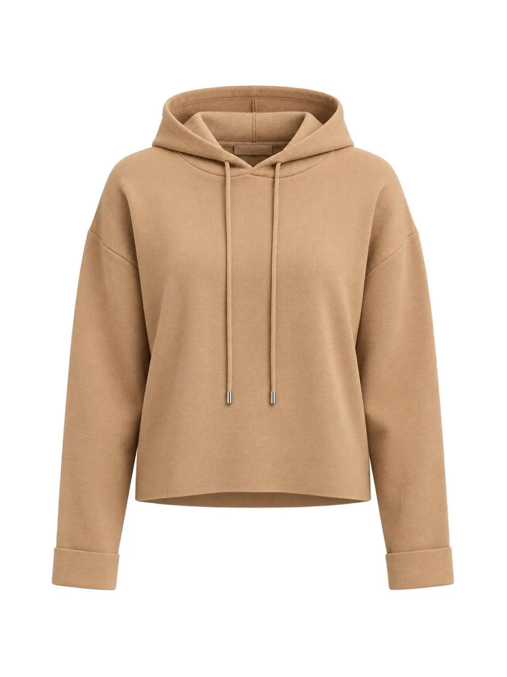 Drawstring-Hood Hoodie