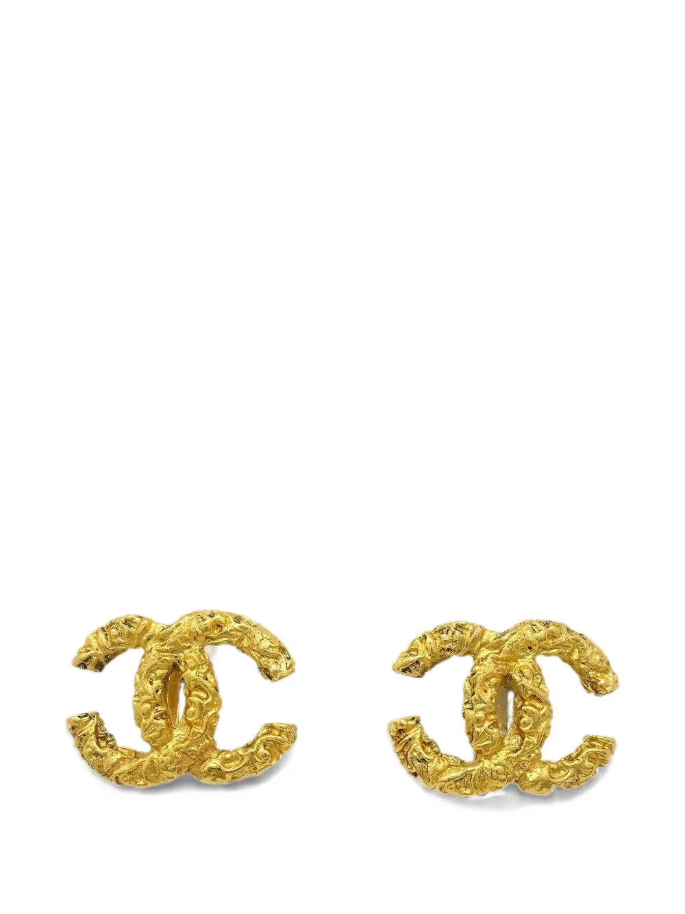 1993 Florentine CC Earrings by CHANEL Pre-Owned