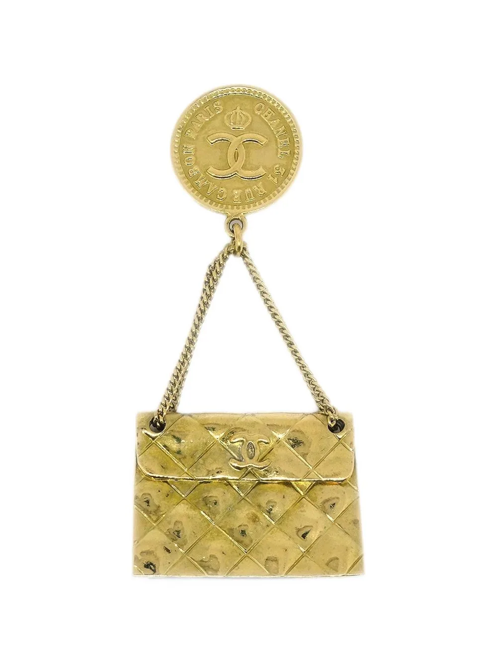 1994 Bag-Motif Brooch by CHANEL Pre-Owned