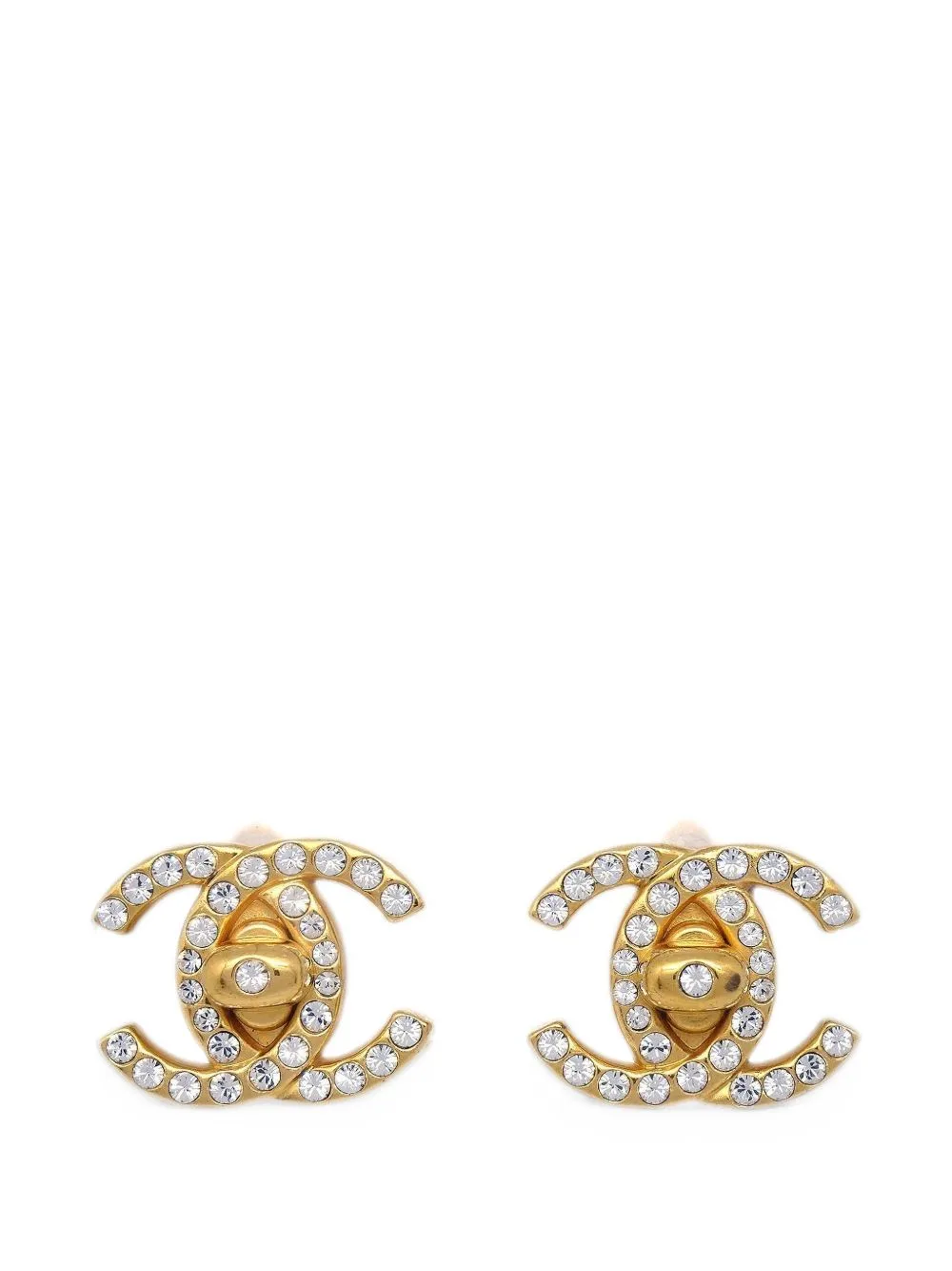 CC Turn-Lock Earrings by CHANEL Pre-Owned