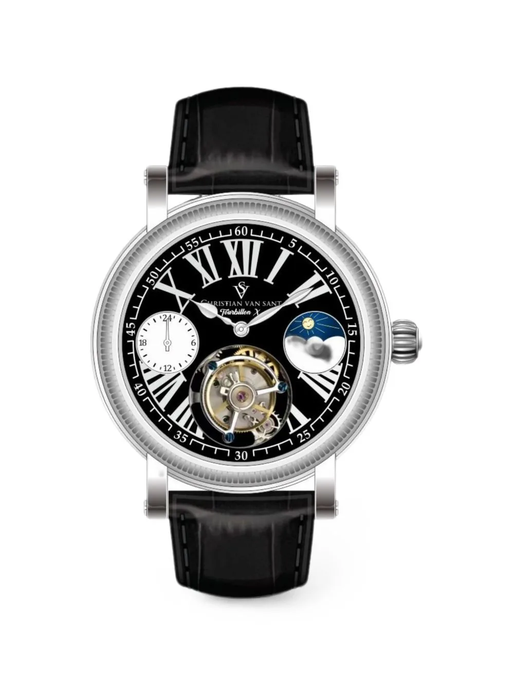Tourbillon x 45mm Watch by CHRISTIAN VAN SANT