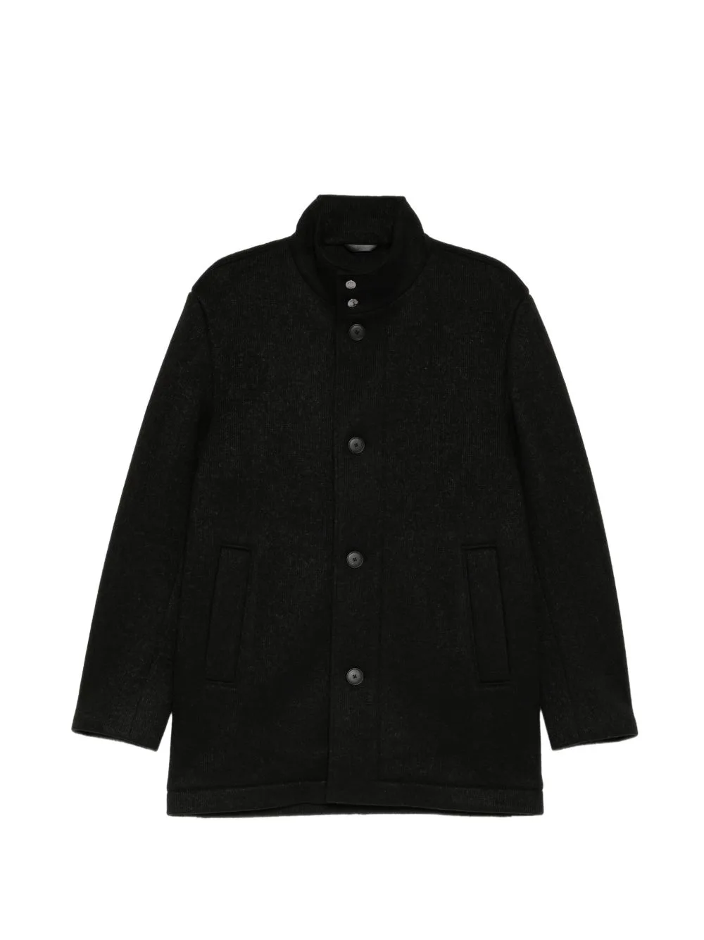 Melange Italian Jersey Coat