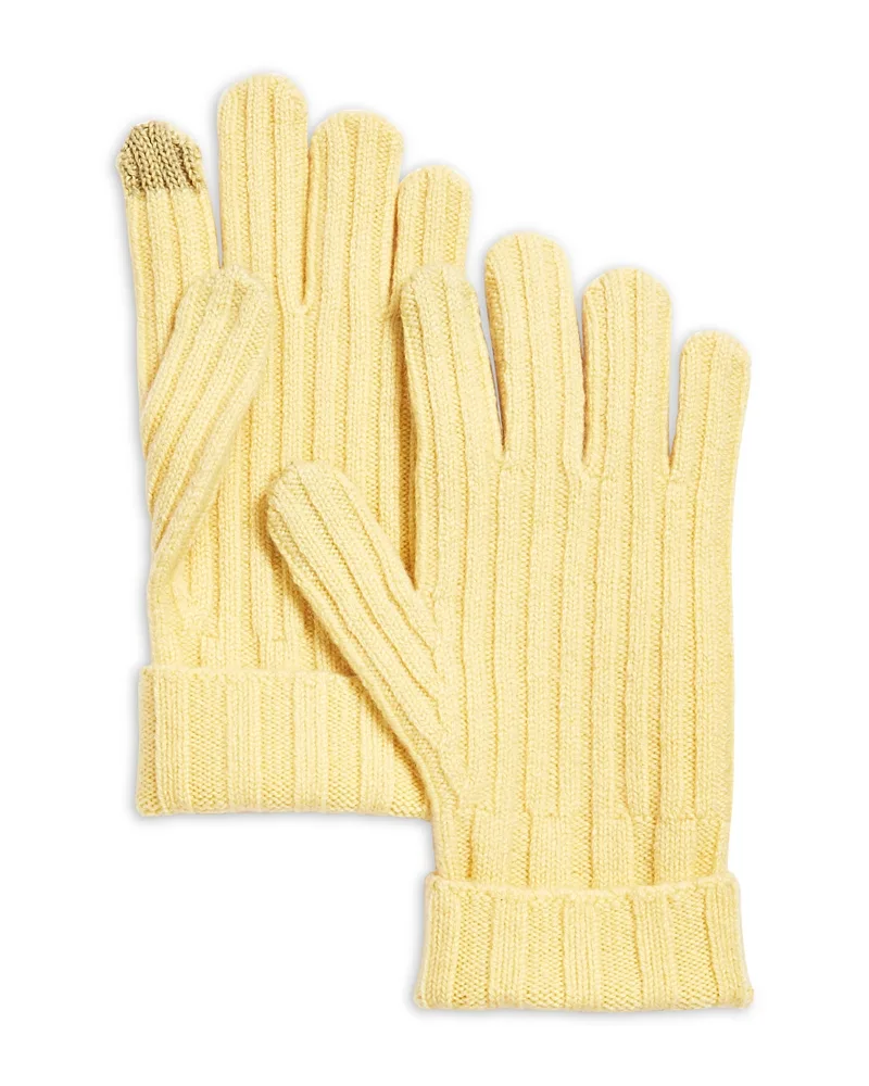Cassidy Ribbed Cashmere Gloves by rag & bone