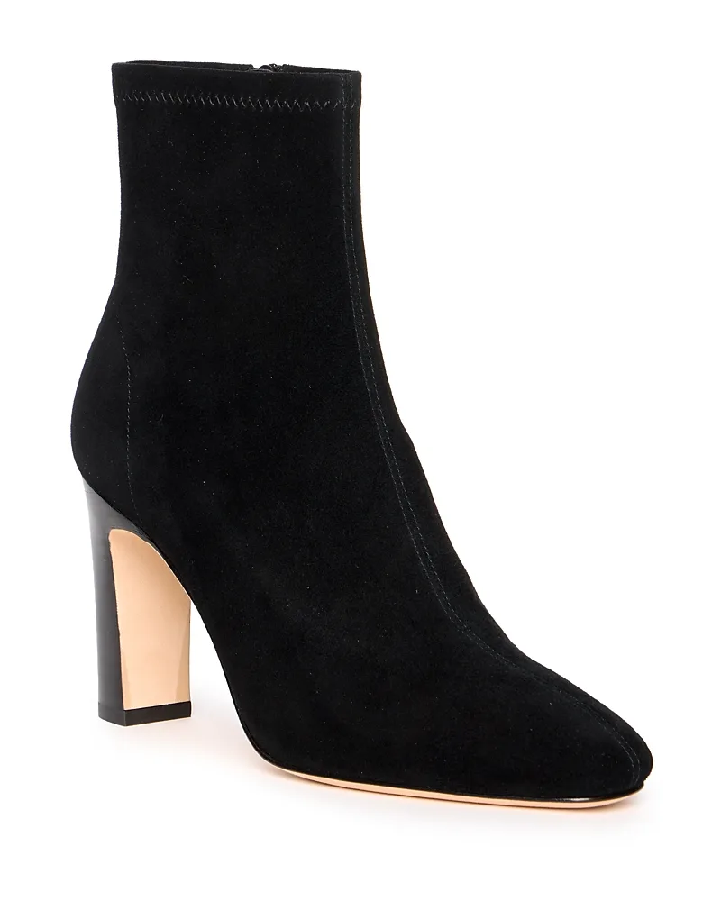 Pax Stretch Suede Ankle Boots by PAIGE