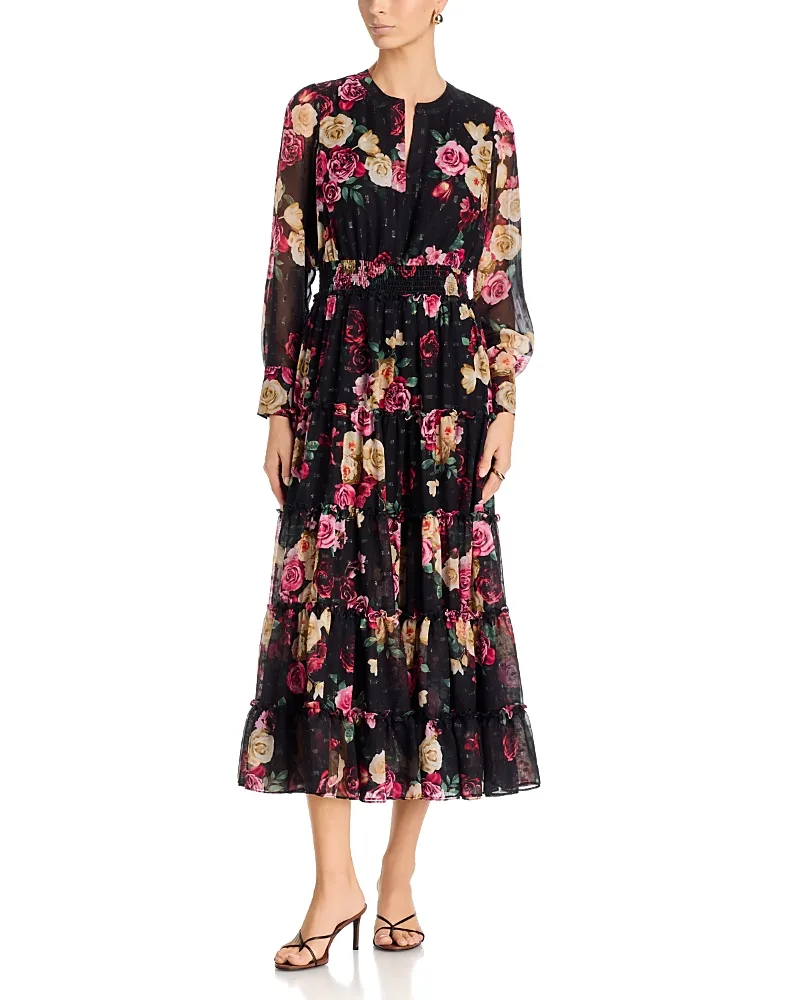 Floral Tiered Maxi Dress