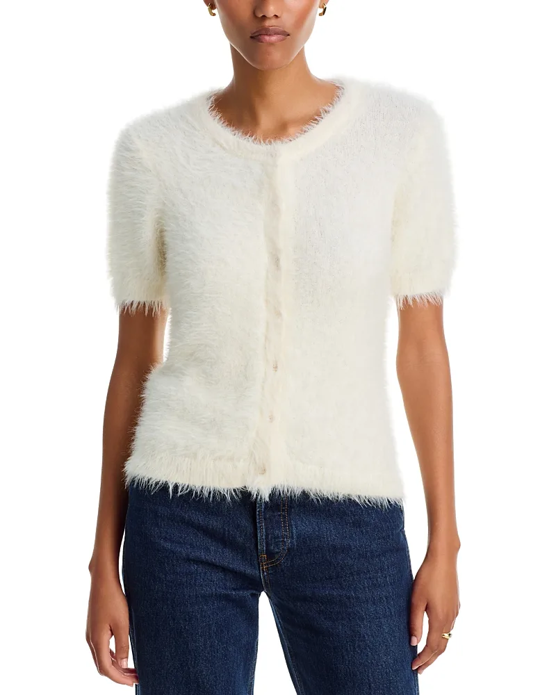 Gabby Fuzzy Cardigan
