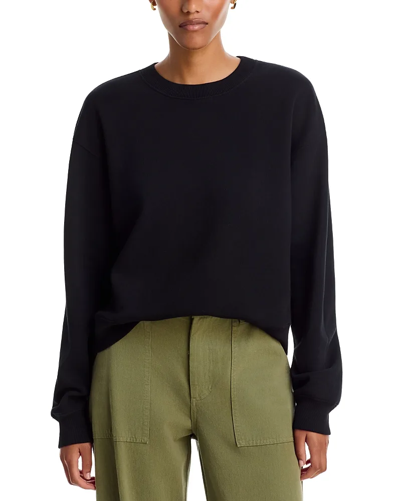 Yoko Crewneck Cotton Sweatshirt