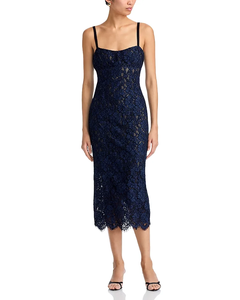 Freesia Lace Midi Dress
