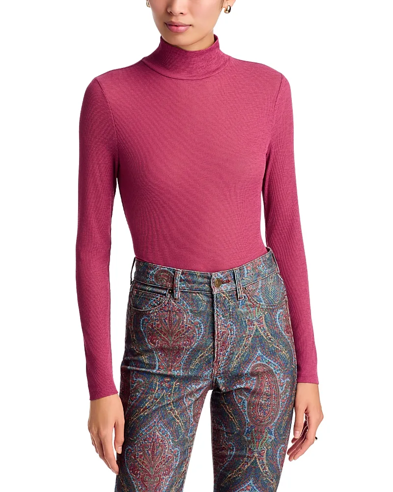 Wyeth Long Sleeve Turtleneck Top